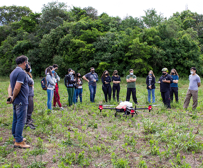 Drone XAG Timber UFPR Ciencias Florestais Engenharia florestal